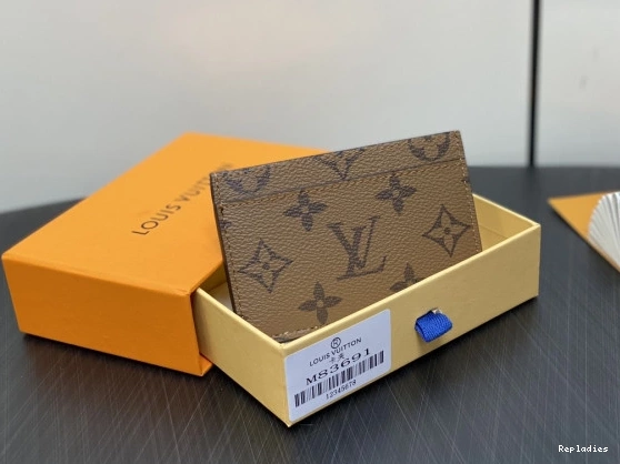 Rep ladies HOLDER-11*7*0.5cm CARD VUITTON LOUIS 0724